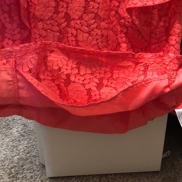 Merona Lace Top in Melon Color - Picture 6 of 7